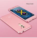 Honor 6x Cover 3in1 Dual Hybrid Double Dip Hard Back Cover Shock Absorber 360 Protection Rugged Case For Honor 6x Rose Gold