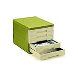 Cello Idea Storage Cabinet (Green and Light Green)