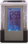 Fieesta Digital Silver Clock