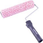 Asian Paints Wool & Wool Blend Painting Roller, White & Red