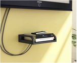 Onlineshoppee Set Top Box Holder cum Remote Organizer MDF Wall Shelf