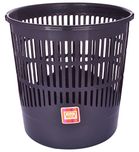 All Time Plastic Tidy Basket - 22.7 cm x 22.7 cm x 23 cm, Black