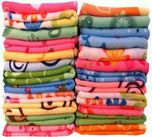 Angel Homes Cotton Face Towel Set(Pack of 24, Multicolor)