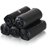Sahil Pack of 3 Black Biodegradable 20 Ltrs Tie String Garbage Bags - 90 pcs