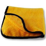 SOBBY Microfiber Cleaning Cloth (Pack of 2 - Light Orange - 440 GSM - 45 cm x 45 cm)