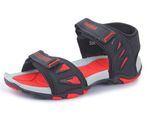 Touchwood Kids/Boys Zoom Black/Red Sandals & Floaters
