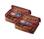 Srajanaa Multicolor Plastic Pack Of 2 Bangle Organiser Box