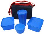 Topware Topware Plan Blue 4 Containers Lunch Box(800 ml)