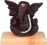 Deoksions - Swarovski Studded Small Janiu Ganesha (Brown)