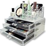 Styleys Natural Acrylic Jewellery Storage Boxes