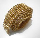 Stone lace 6-line full length 1.25 meters for bangles/jewellery decoration