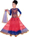 Sky Heights Girls Lehenga Choli Ethnic Wear Embroidered Lehenga Choli