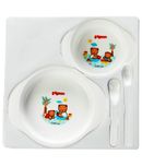Pigeon White Feeding Set