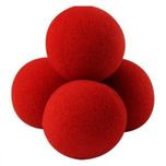 Close Up Classical Street Comedy Magic Trick Soft 4.5cm (RED) 4 pcs Sponge Balls