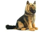Hansa German Shepherd Puppy Soft Toy - Black And Beige