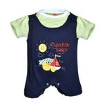 Orange and Orchid Baby Boys Cotton Tops & Bottoms Sets (6-12 Months)