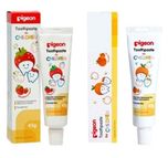 Pigeon Combo of Strawberry and Orange toothpaste 45g*2(Pack of 2)