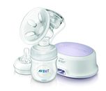 Philips Avent New Baby Natural Comfort Single Electric Breast Pump (White)