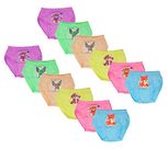 LUXCY Unisex Animal Print Panty (Pack of 12)(MRB2KIPRJBKIDDO(Pack of 12)(6-12) 12_Multicolor_55)