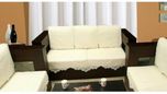 Nirmal Lace Sofa Cover(Beige Pack of 1)