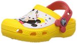 Crocs Kids Unisex CC Disney Mickey Paint Splatter Clog Yellow Rubber Clogs and Mules - C8C9