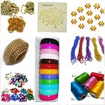 Silk thread bangle making designing kit with all materials & multiple accessories