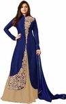 Viha Embroidered Kurta & Palazzo(Stitched)