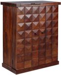 The Attic Solid Wood Bar Cabinet(Finish Color - Teak)