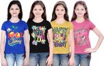 Sini Mini Girls Printed T Shirt