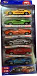 Cp Bigbasket Full metal cars set of 6 cars(Multicolor)