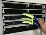 Neco Microfiber Window Blinds/Air-Conditioning Frills Cleaning Brush, 1 Piece + Refill Brush Head