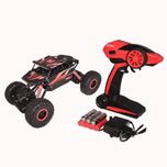 WEBKREATURE Radio Control 4WD Rally Rock Crawler Monster Truck - Red(Red)