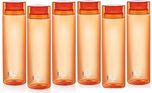 Cello H2O 1000 ml Bottle(Pack of 6, Orange)