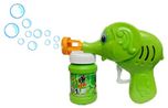 KHANAK Green Toon Hand Pressing Bubble Making Toy Gun, Color and Design May Vary