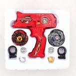 Generic 4D Launcher Grip Beyblade Set - Red