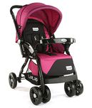 LuvLap Galaxy Baby Stroller and Pram (Pink/Black)