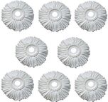 Royal Export Microfiber Spin Mop Refill (White, Pack of 8)