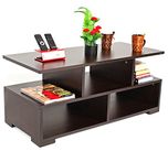 Bluewud Victor Coffee Table with Shelves (Wenge)