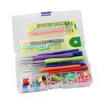 Imported Knitting Crochet Hook Tools Accessories Supplies With Case Knit Kit