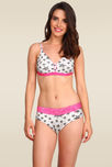 Jockey White & Pink Beginners Bra - FP46