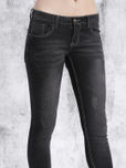 Roadster Women Black Slim Fit Mid Rise Mildly Distressed Jeans