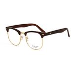 Royal Son Full Rim Round Spectacle Frame For Men And Women (RS003SF|52|Transparent Lens)