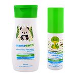 Mamaearth Daily Moisturizing Baby Lotion, 200ml with Natural Insect Baby Repellent, 100ml