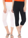 Bitterlime Pack of 2 3/4th Leggings