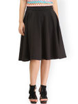 Cation Black Flared Skirt