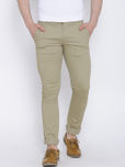 United Colors of Benetton Khaki Slim Casual Trousers