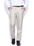 John Players Beige Formal Trousers