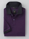 INVICTUS Men Purple Printed Polo T-shirt