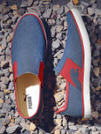 Puma Boys Blue Lazy II DP Colourblocked Slip-On Sneakers