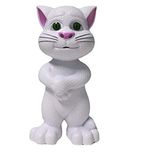 Toyshine Talking Cat with Stories and Songs, Touch Functions (White)